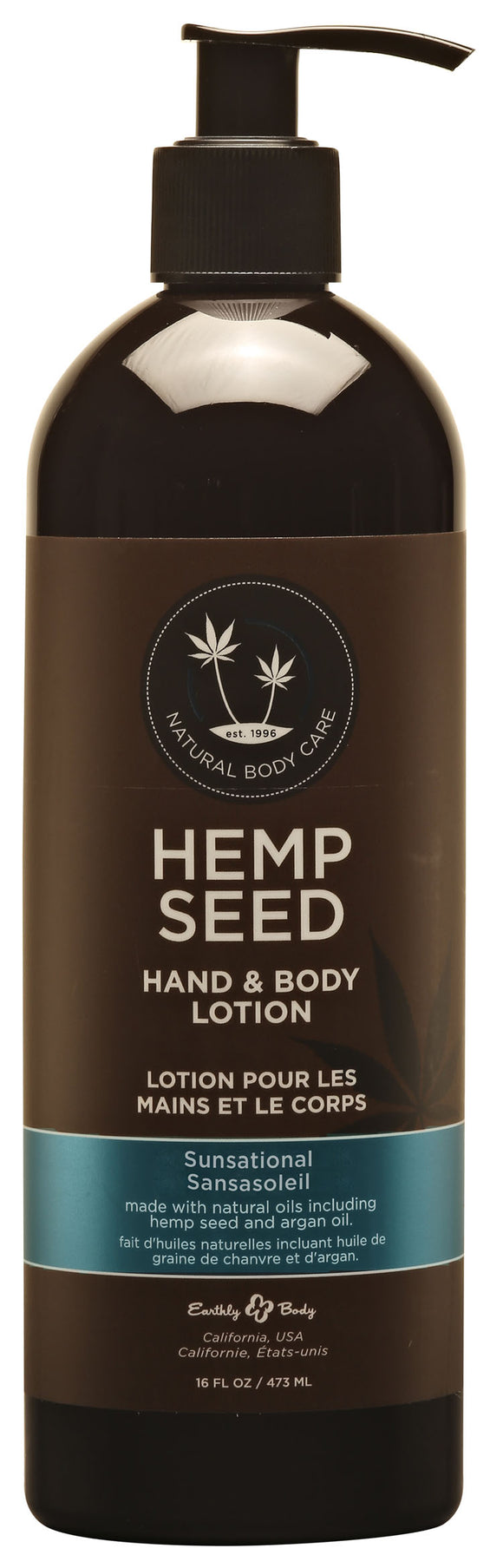 Hemp Seed Hand and Body Lotion - 16 Fl. Oz. - Sunsational EB-HSV246