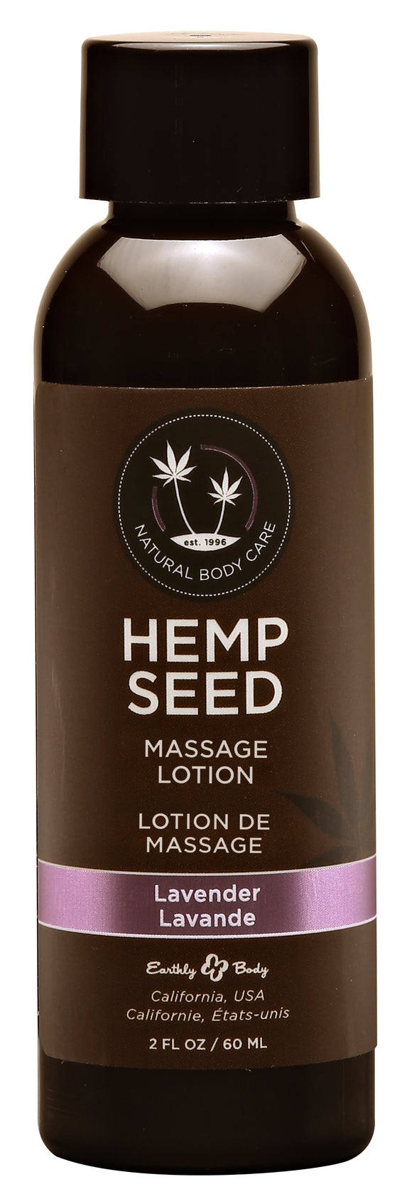 Hemp Seed Massage Lotion - Lavender - 2 Fl. Oz. / 60 ml EB-ML117