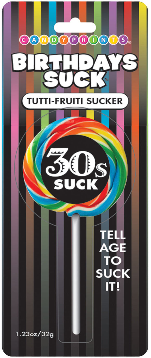 Birthdays Suck 30s Lollipop CP-994