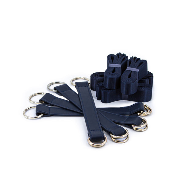 Bondage Couture - Tie Down Straps - Blue NSN-1307-17