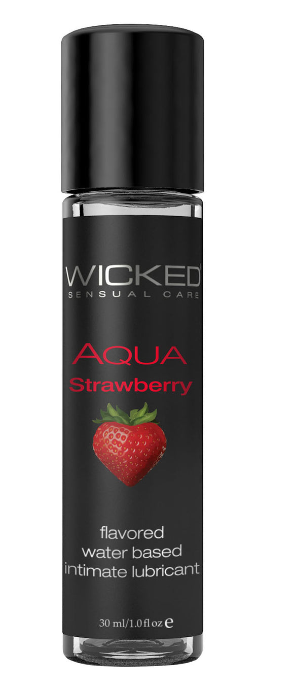 Aqua Strawberry Water-Based Lubricant 1 Oz WS-90411