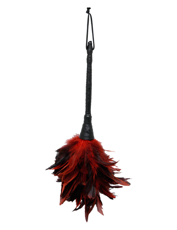 Fetish Fantasy Series Frisky Feather Duster - Red/ Black PD3756-15