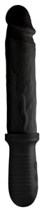 8x Auto Pounder Vibrating and Thrusting Dildo With Handle - Black MS-AG360-BLK
