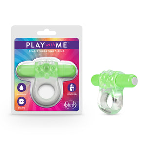 Play With Me  Teaser Vibrating C-Ring   Green BL-74122