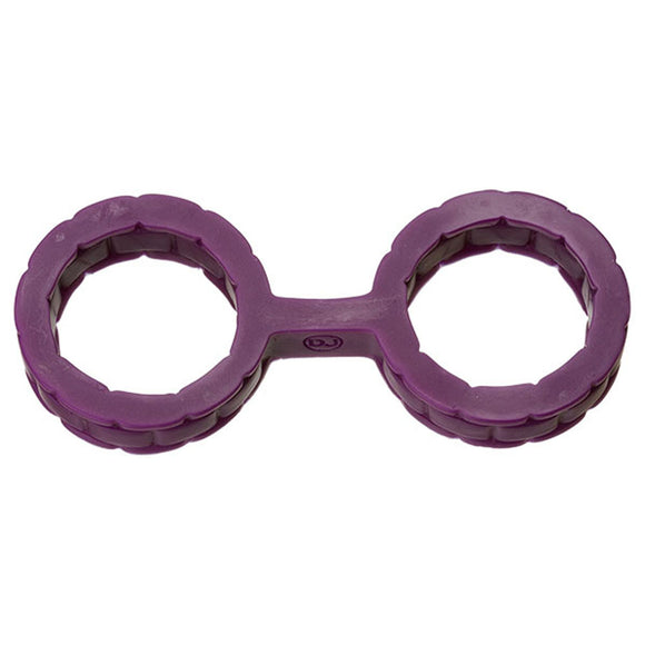 Japanese Bondage - Silicone Cuffs - Small -  Purple DJ2102-02-BX
