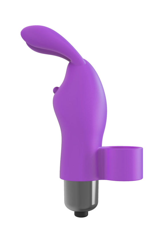 The 9's Flirt Finger Bunny Finger Vibrator - Purple ICB2669-2