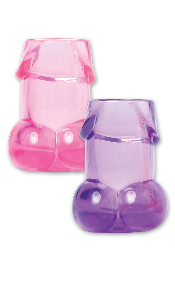 Bachelorette Party Pecker Shot Glasses - 6 Pieces - Assorted Colors PD7933-00