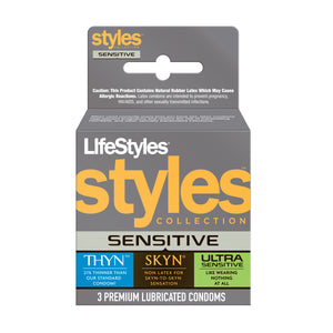 Lifestyles Styles Sensitive - 3 Pack LS9903